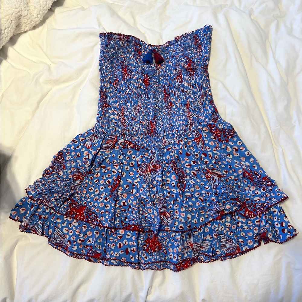 Poupette St. Barth Mini Strapless Dress